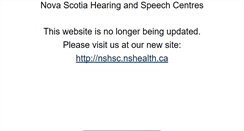 Desktop Screenshot of nshsc.ns.ca